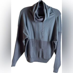 Women's Blue Viscose Blend Sweater